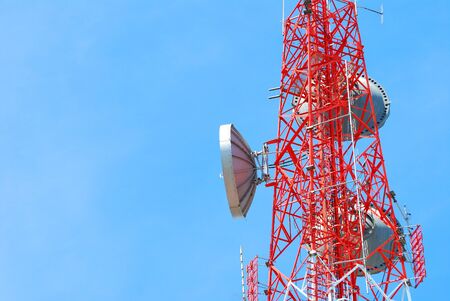 Telecommunication mast の写真素材