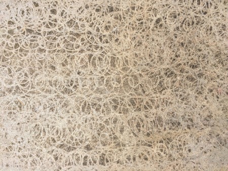 Abstract circles repetition concrete backgroundの写真素材