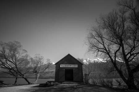 Lake wakatipu, Glenorchyの写真素材