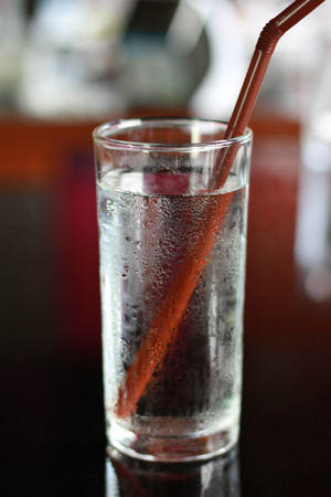 Glass of waterの写真素材