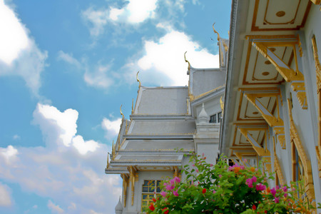 Rooftop of the Pagodaの写真素材