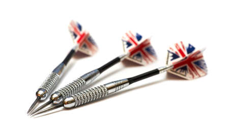 three silver dartsの写真素材