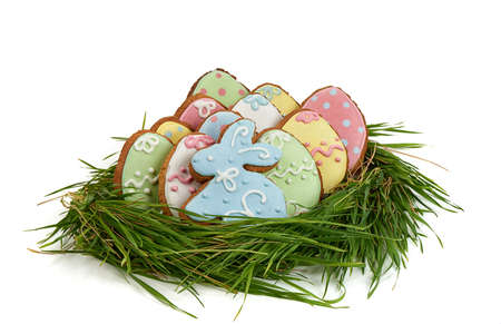 easter eggs in the nest