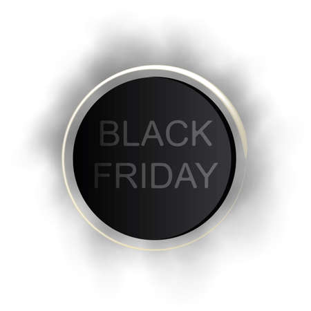 Black friday hot sale. Vector illustration. Black Friday banner.のイラスト素材