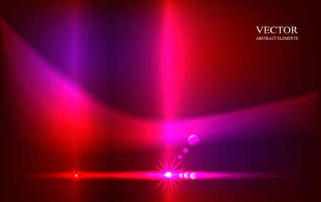 Abstract bokeh particles background, white, blue and yellow spots.のイラスト素材
