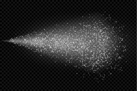 Spray water spray mist for design isolated transparent background.のイラスト素材