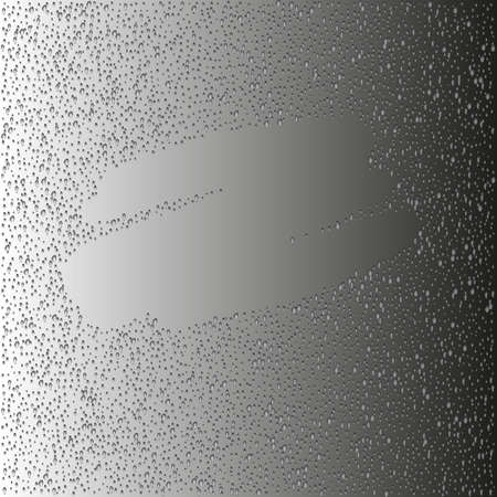 The steam on the glass. The fog on the glass. Condenser.のイラスト素材