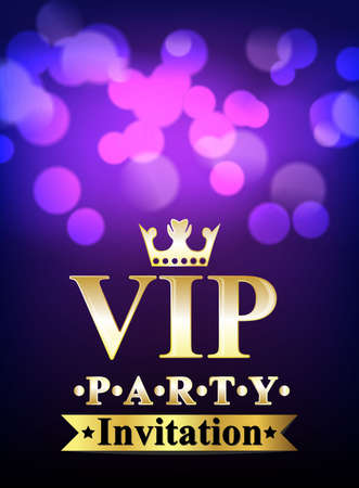 Vip invitation card with blurred background.のイラスト素材