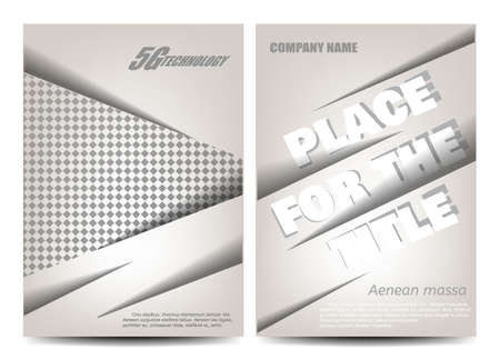 Brochure design. Flyer template. Editable A4 poster for business, education, presentation, website, magazine cover Vectorのイラスト素材