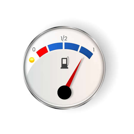 Fuel indicator. Illustration on white background for design. Vectorのイラスト素材