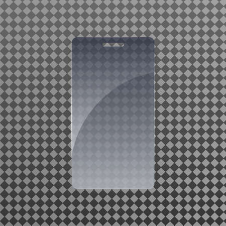 Vector screen protector film or glass cover. Screen protect Glassのイラスト素材
