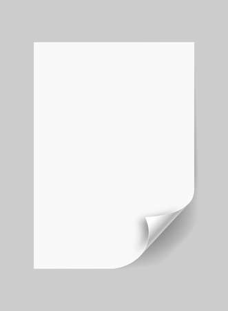 Empty paper sheet. a4のイラスト素材