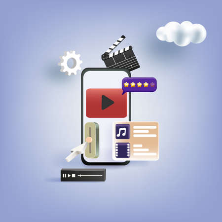 Online multimedia concepts for banner, presentation, poster and website advertising.
