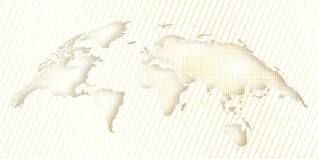 White world map on gray background, vectorのイラスト素材