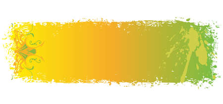 grungy colored banner with swirls and blots illustrationのイラスト素材