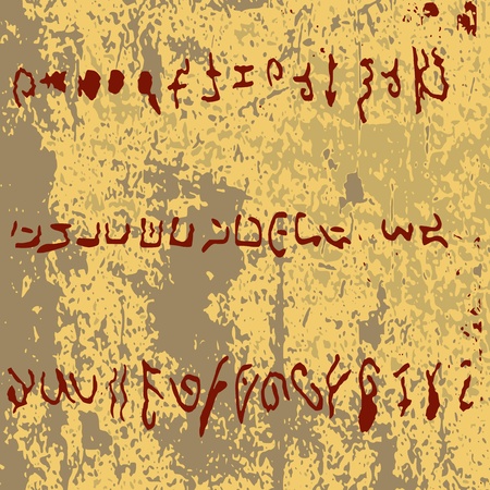 mysterious letter illustration