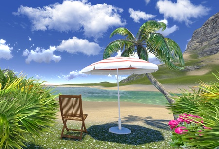 paradise lagoonの写真素材