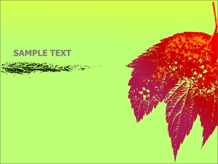 Vector grunge abstract floral backgroundのイラスト素材