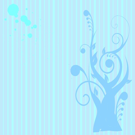 swirl floral design - vectorのイラスト素材