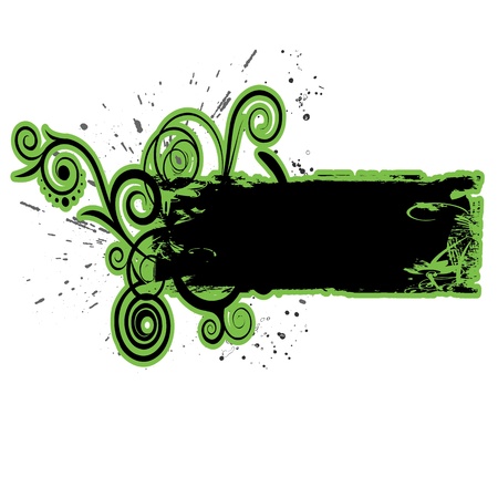 grungy frameのイラスト素材