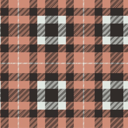Tartan plaid fabric textile pattern - vectorのイラスト素材
