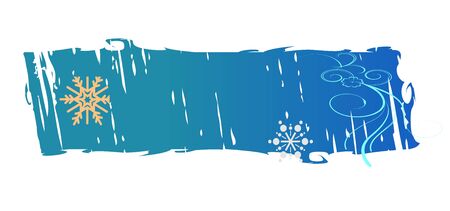 grungy winter banner - vtctorのイラスト素材