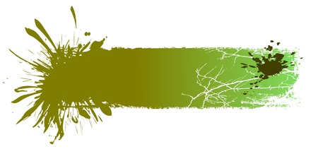 grungy colored banner with blotsのイラスト素材