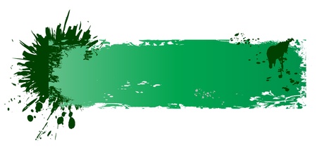 grungy colored banner with blotsのイラスト素材