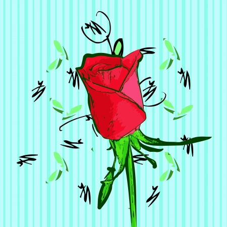 swirl floral design - vectorのイラスト素材