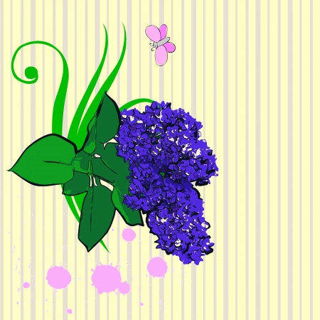 swirl floral design - vectorのイラスト素材