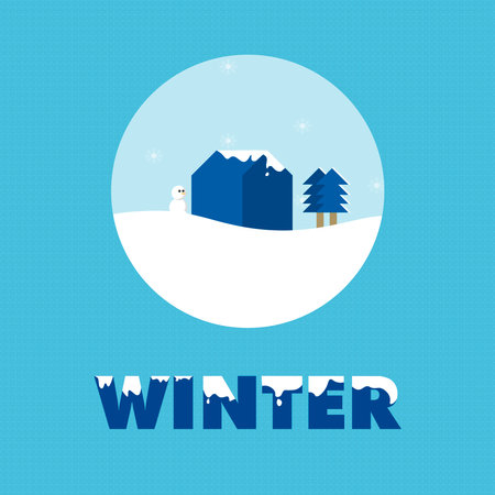 winter holiday sale background, winter, welcome winter design bannerのイラスト素材