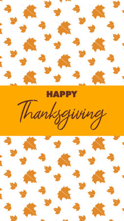 Vertical Thanksgiving design background template.のイラスト素材