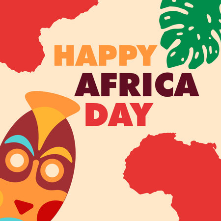 <p>africa day design vector poster</p>のイラスト素材