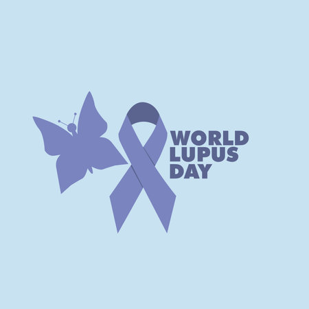 world lupus day design posterのイラスト素材