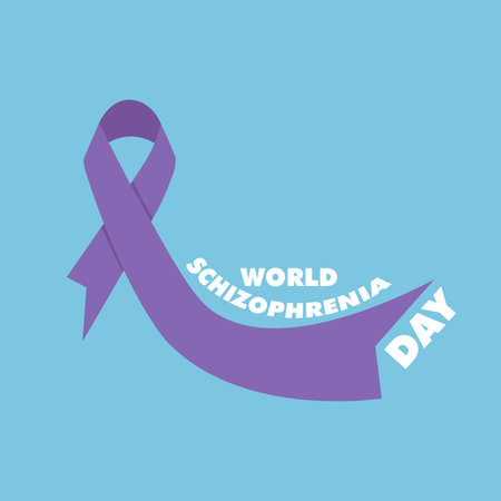WORLD SCHIZOPHRENIA DAY DESIGN CAMPAIGNのイラスト素材
