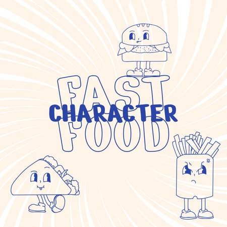 cute character mascot hand drawing vectorのイラスト素材