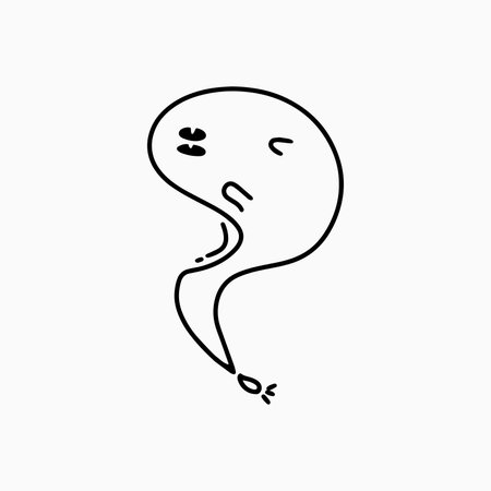 cute halloween vector hand drawingのイラスト素材