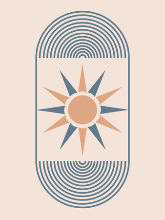 wall art design vintage vectorのイラスト素材