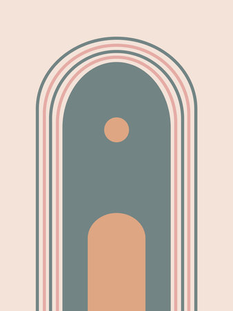 wall art design vintage vectorのイラスト素材