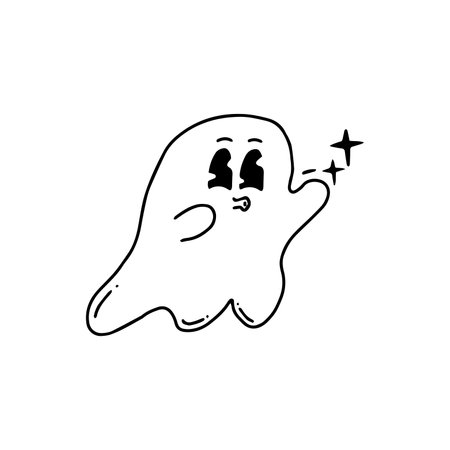 halloween character vector social media post, banner and fglyerのイラスト素材