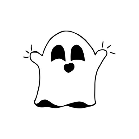 halloween character vector social media post, banner and fglyerのイラスト素材