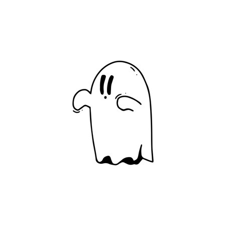 halloween character vector social media post, banner and fglyerのイラスト素材