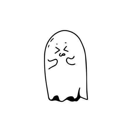 halloween character vector social media post, banner and fglyerのイラスト素材