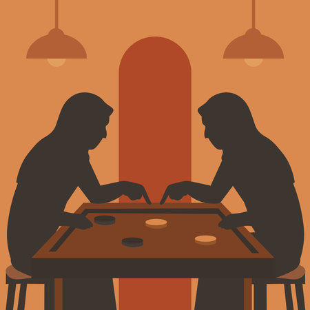 a silhouette couple angry in the parkのイラスト素材