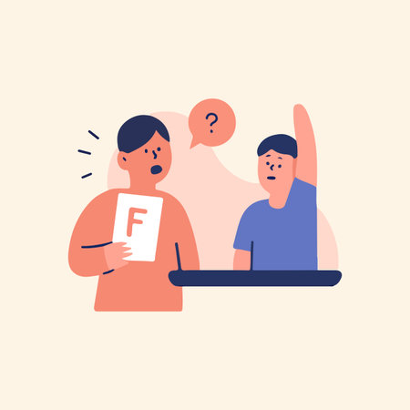 back to school learning pose character with flat design style for poster, school marketing, add, and etcのイラスト素材