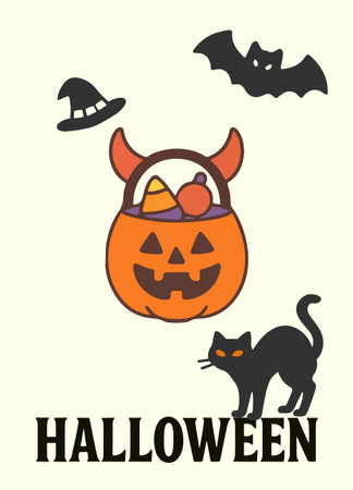 halloween element resource for assembly the poster ad or something elseのイラスト素材