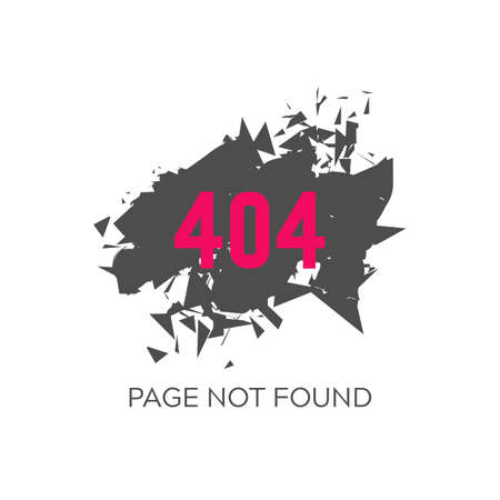 Error 404 page not found.のイラスト素材