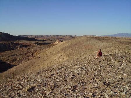 A spot of inspiration in the sands of Utahの写真素材