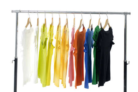 colored Tee Shirts displayの写真素材