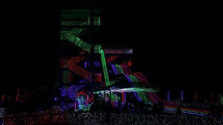 Light slide at Lighting Festivalのeditorial素材